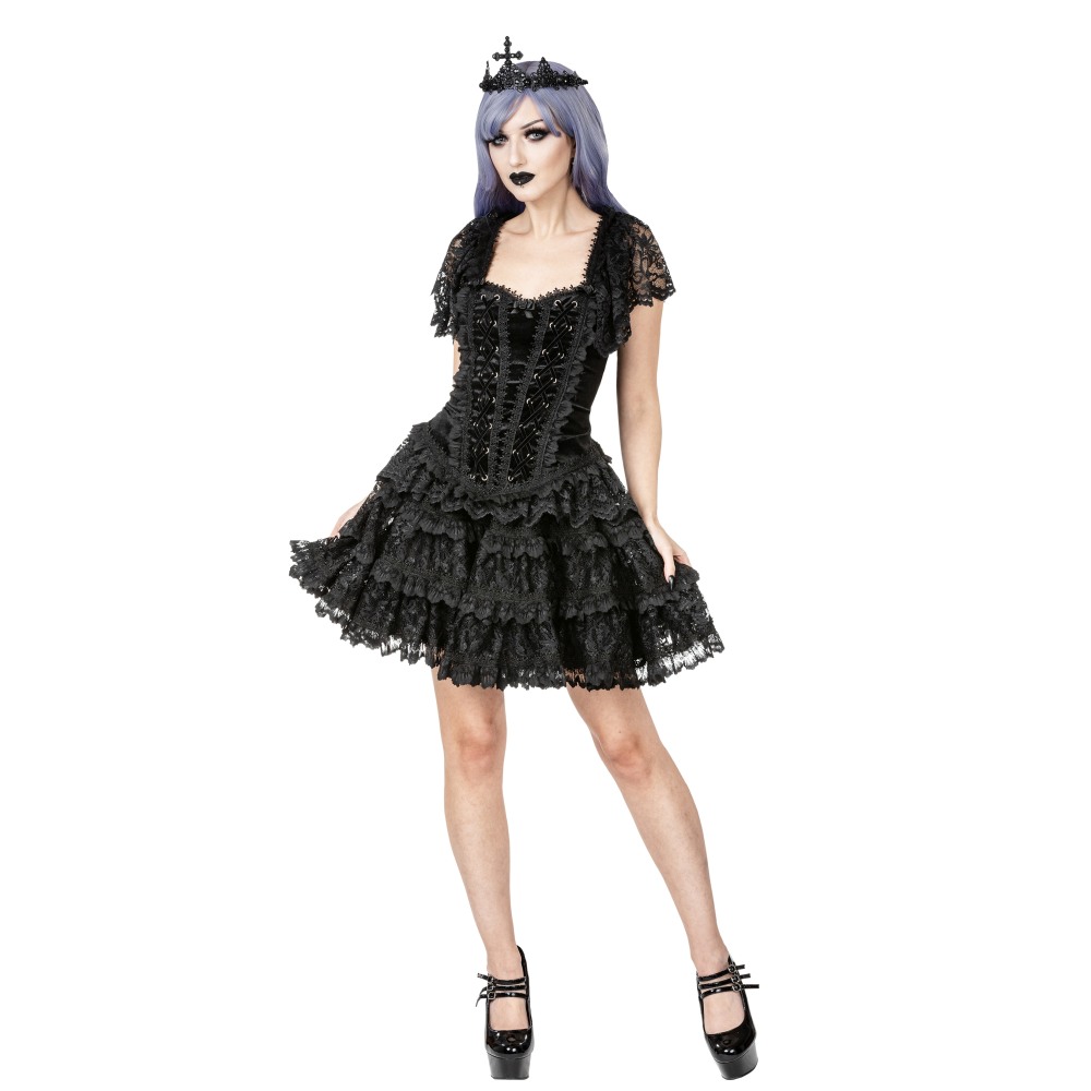 Sinister - 1186 Korte rok - Zwart